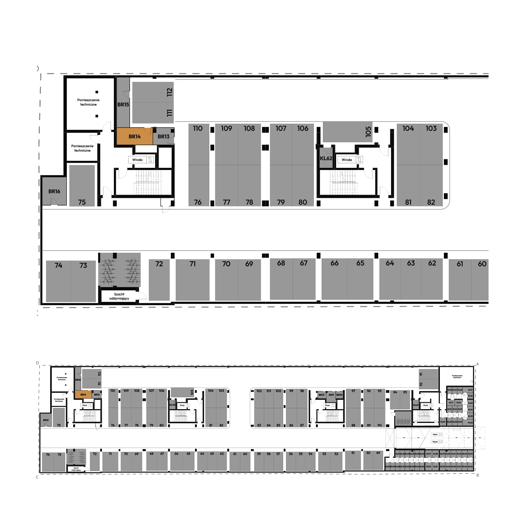 Dyfrakcja Łódzka Łódź mieszkanie deweloperskie na -1 piętrze z 0 pokojami