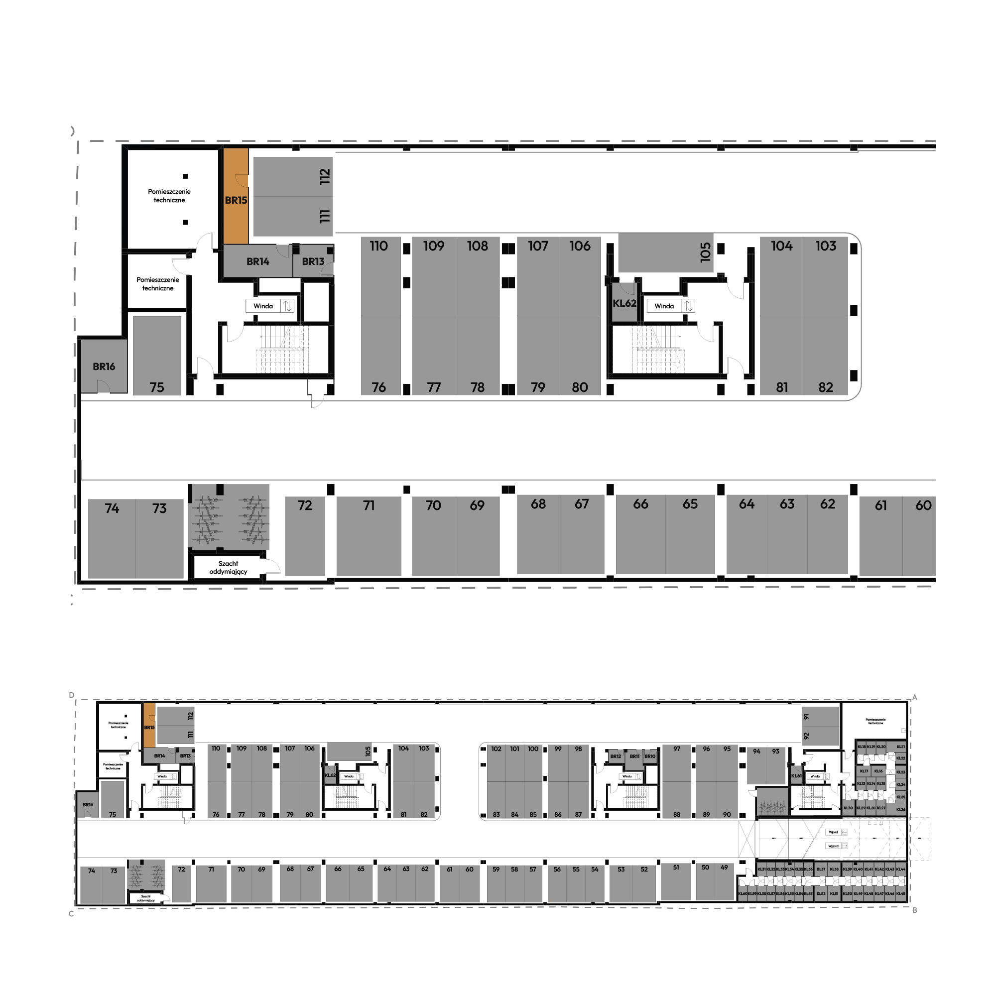 Dyfrakcja Łódzka Łódź mieszkanie deweloperskie na -1 piętrze z 0 pokojami