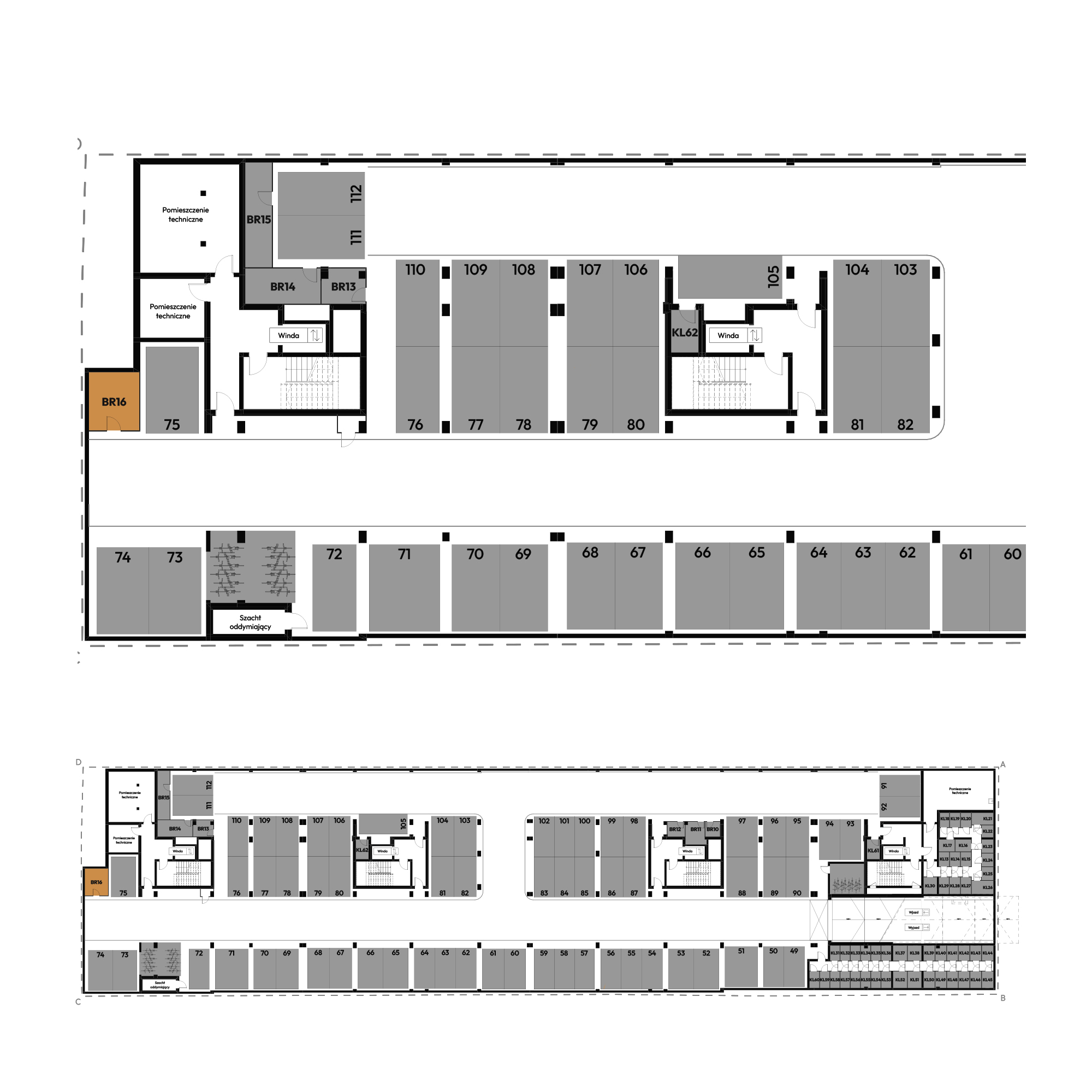 Dyfrakcja Łódzka Łódź mieszkanie deweloperskie na -1 piętrze z 0 pokojami